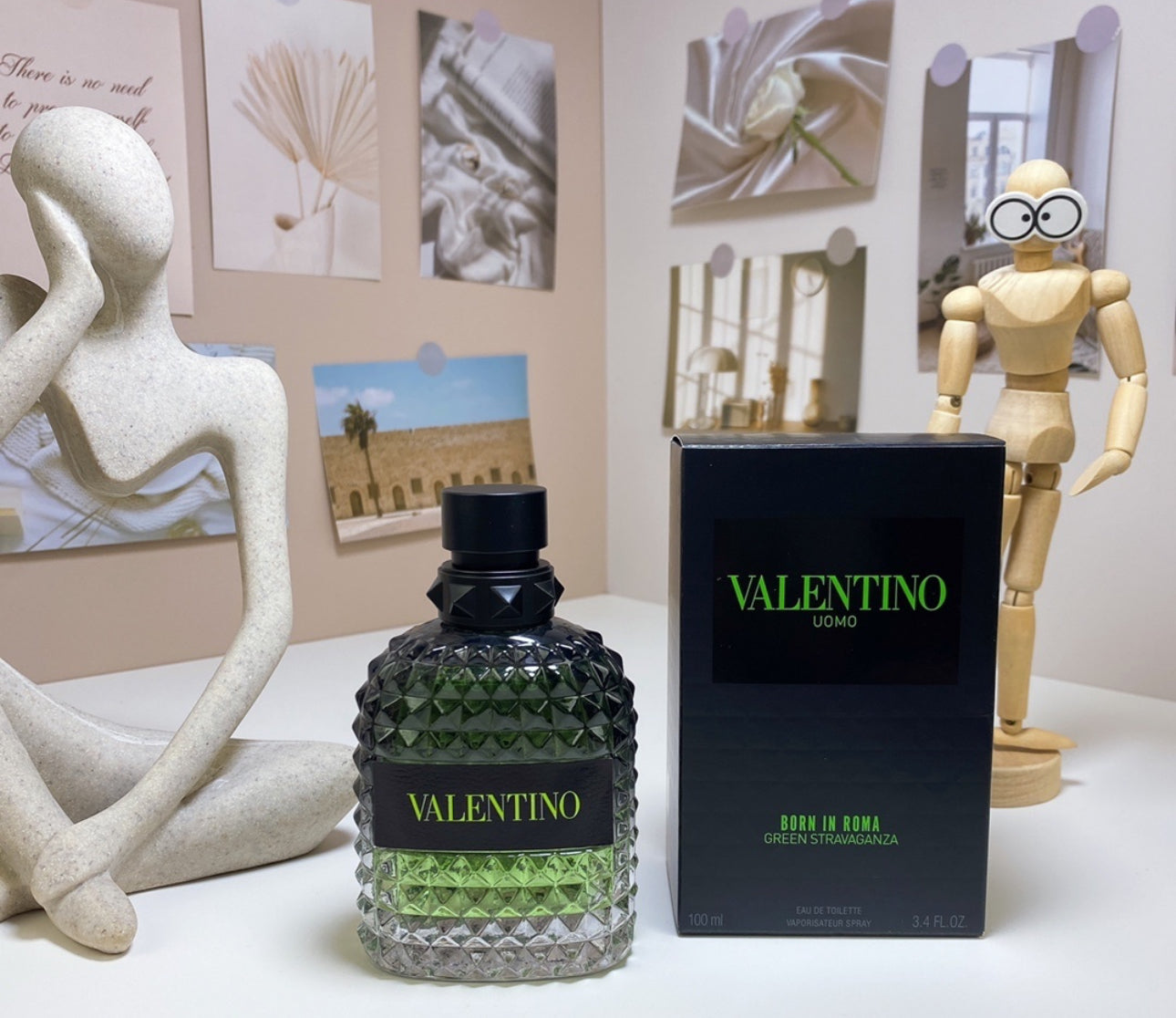 Valentino Uomo Born In Roma Green Strawaganza 3.4 FL. OZ.
