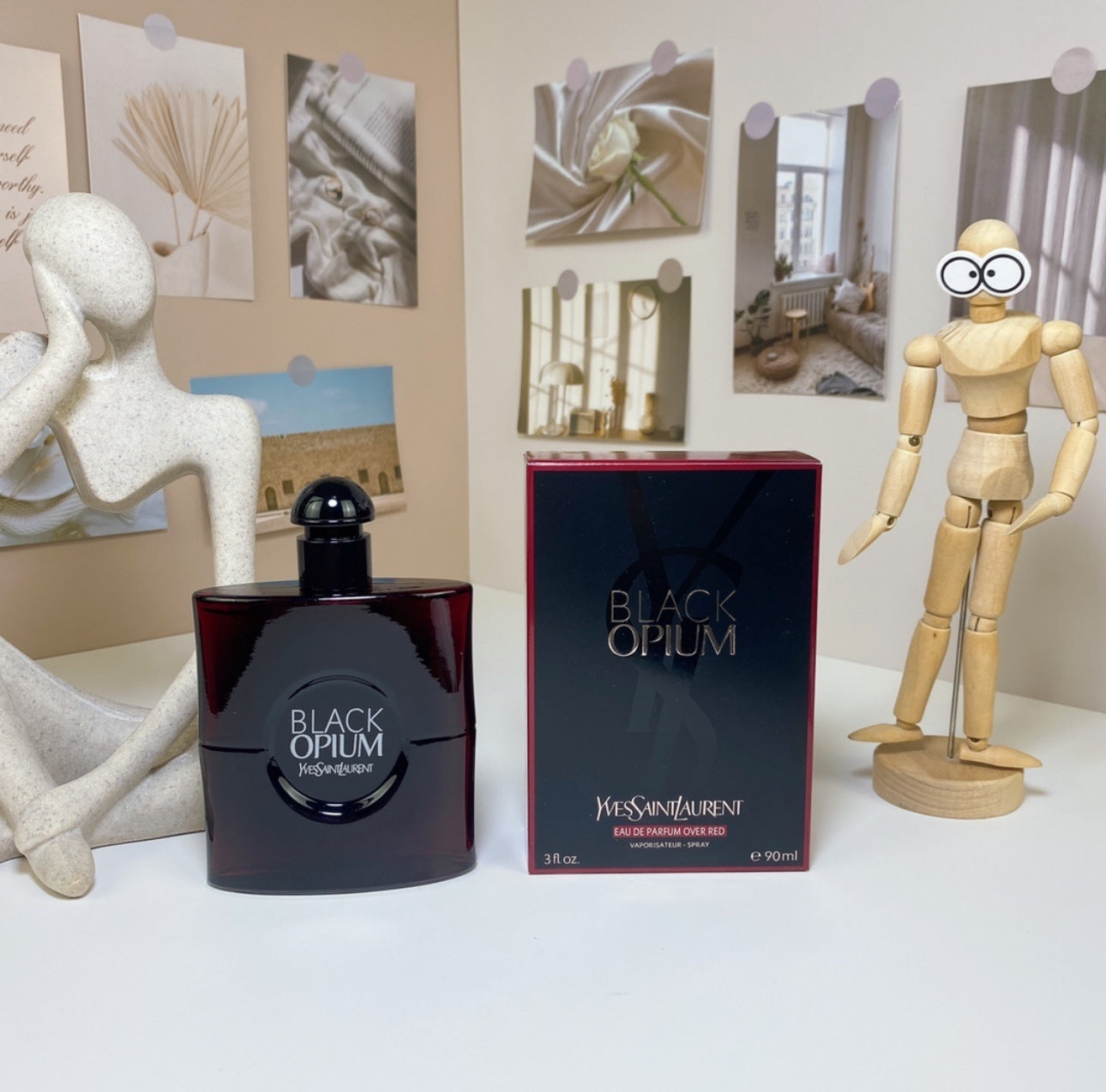 Yves Saint Laurent Black Opium Eau de Parfum Over Red 3 FL. OZ.